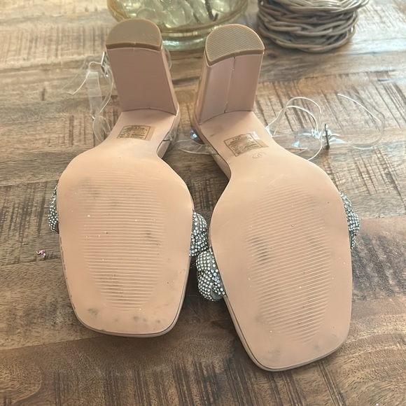 Azalea Wang DULCE BLOCK HEELS-NUDE - Picture 4 of 4